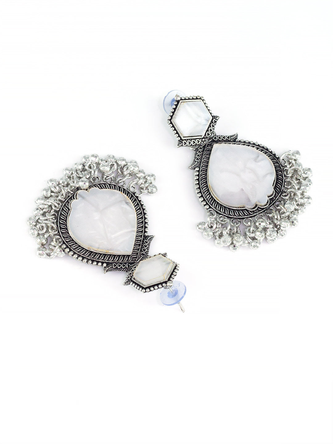 Textured Teardrop Earrings