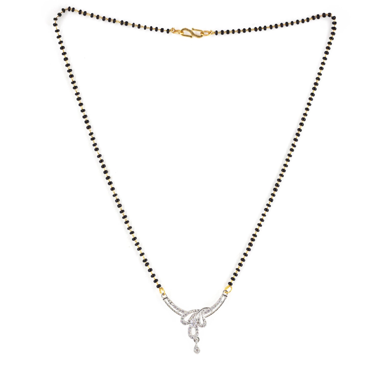 Silver Plated AD Mangalsutra for Women