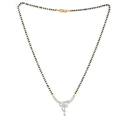 Silver Plated AD Mangalsutra for Women