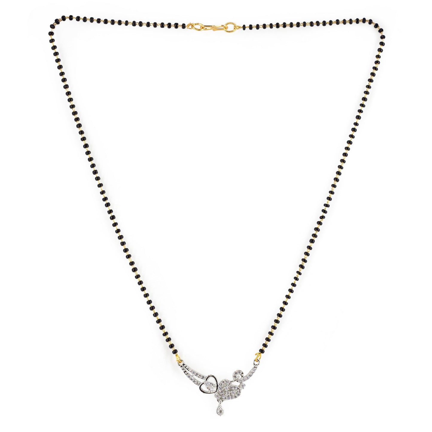 Silver Plated AD Mangalsutra for Women