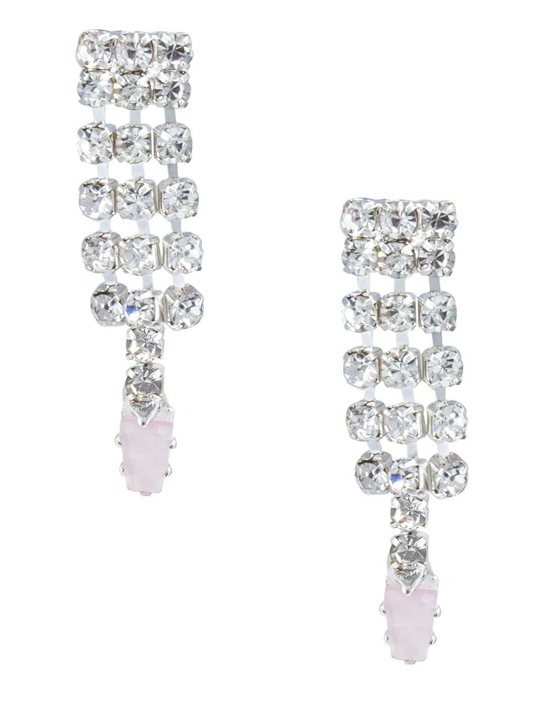 Pink & Green CZ Jewellery Set