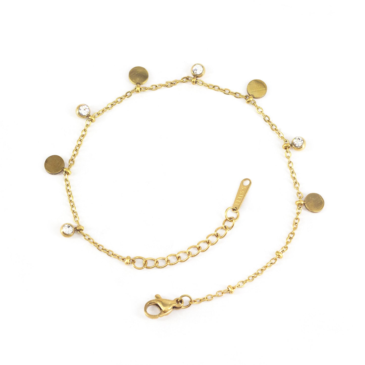 Gold Plated Chain Bracelet for Women