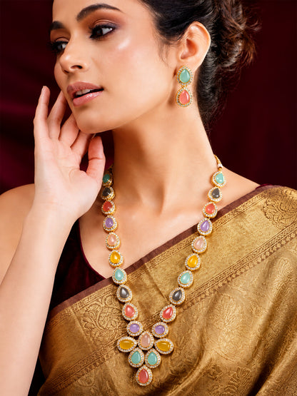 Multicolor Crystal Jewellery Set