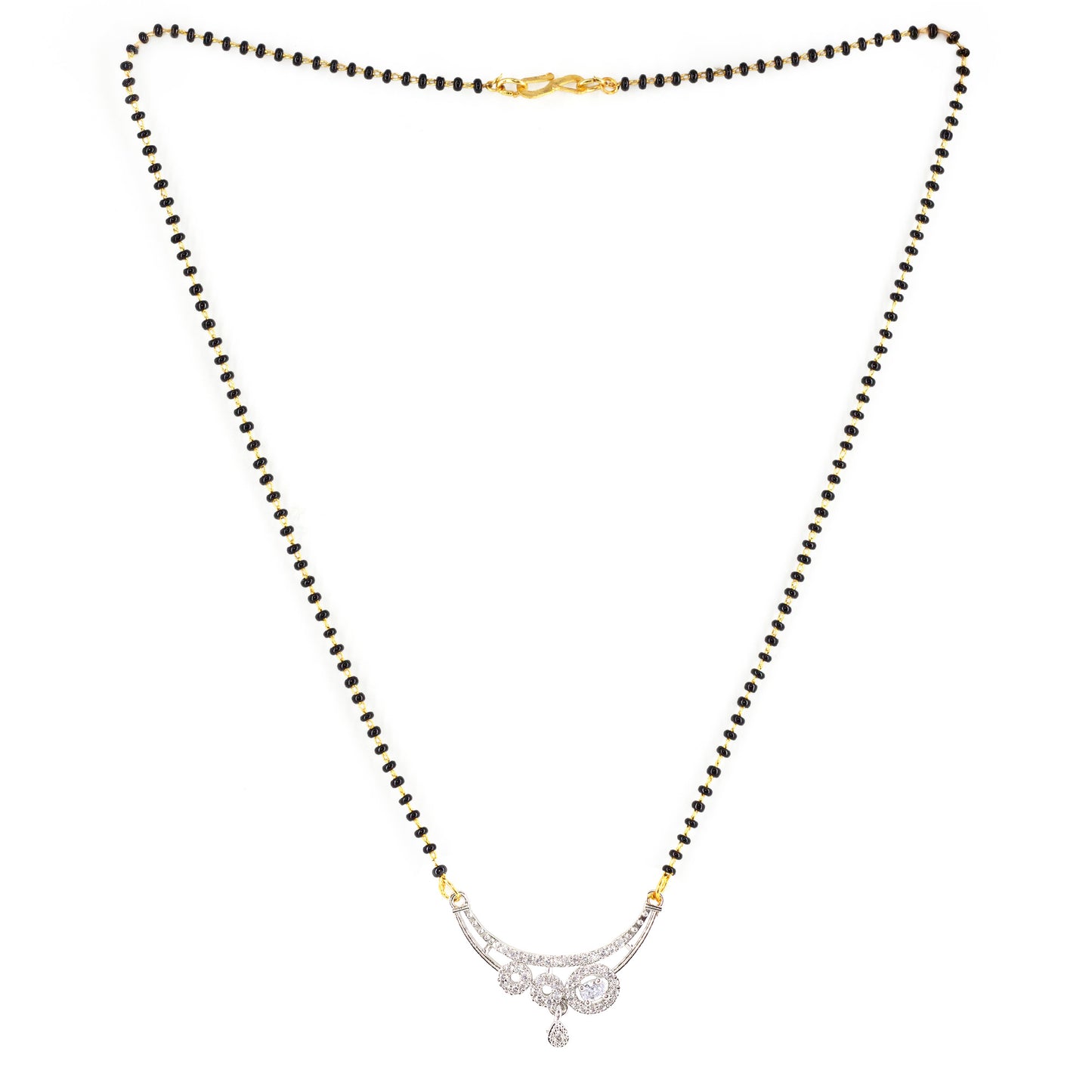 Silver Plated AD Mangalsutra for Women