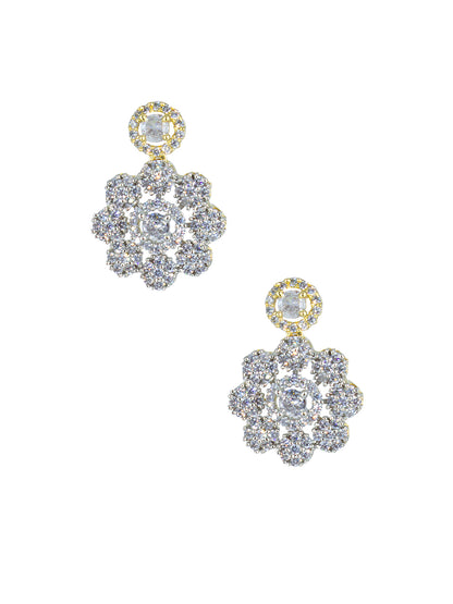 Gold Plated AD Minimal Designer Jewellery Set For Women