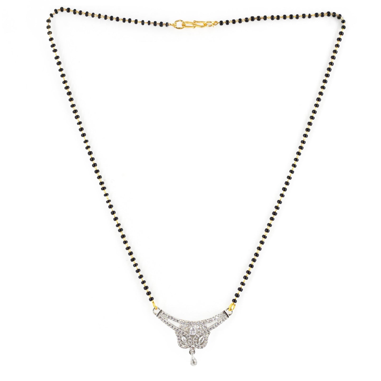 Silver Plated AD Mangalsutra for Women
