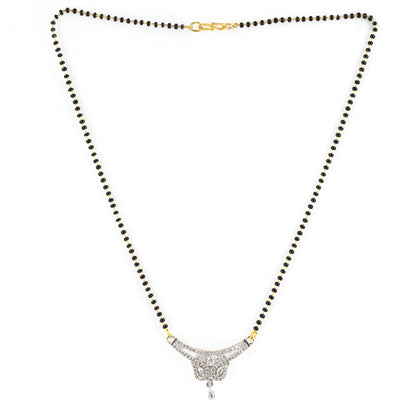 Silver Plated AD Mangalsutra for Women