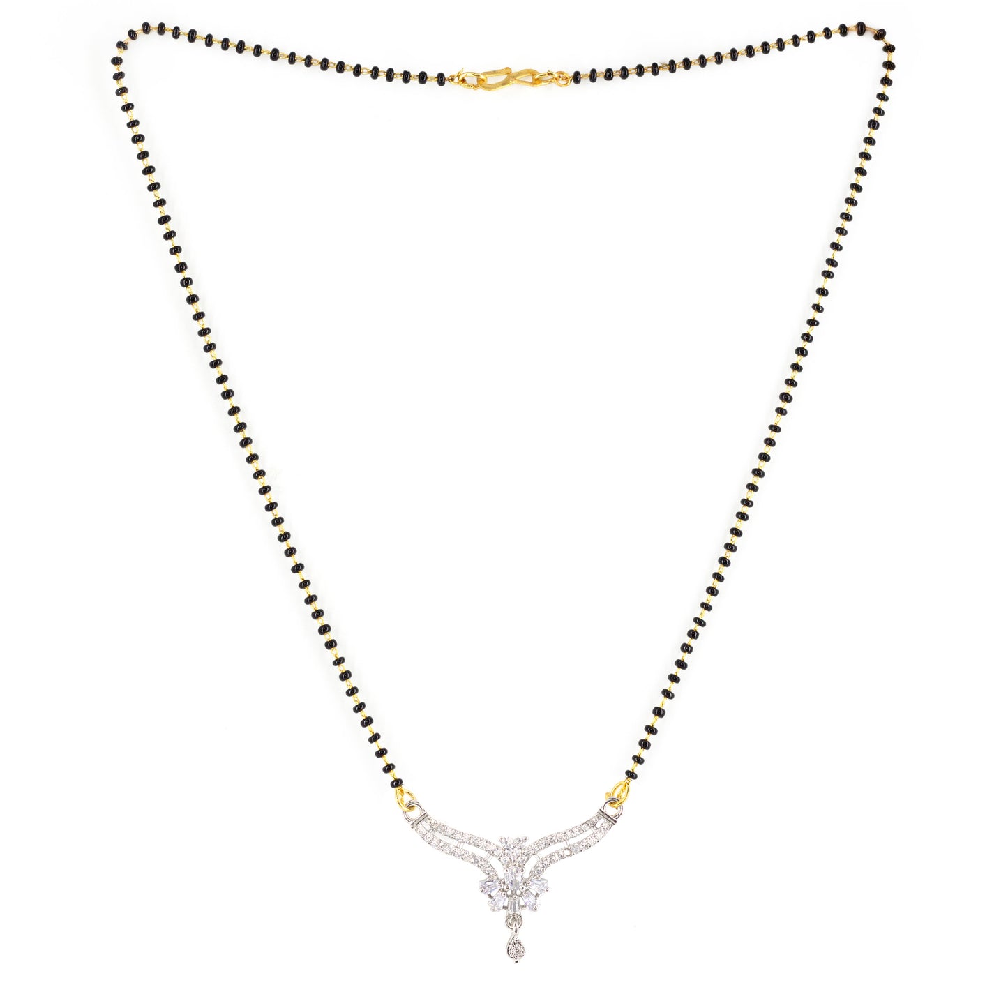 Silver Plated AD Mangalsutra for Women