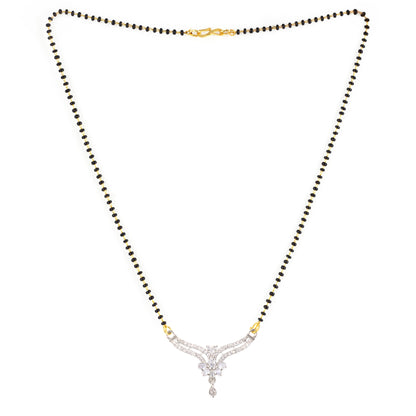 Silver Plated AD Mangalsutra for Women