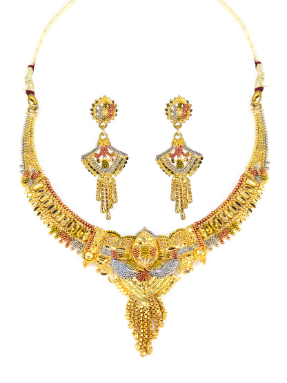 Traditional Gold-Plated Jewellery Set