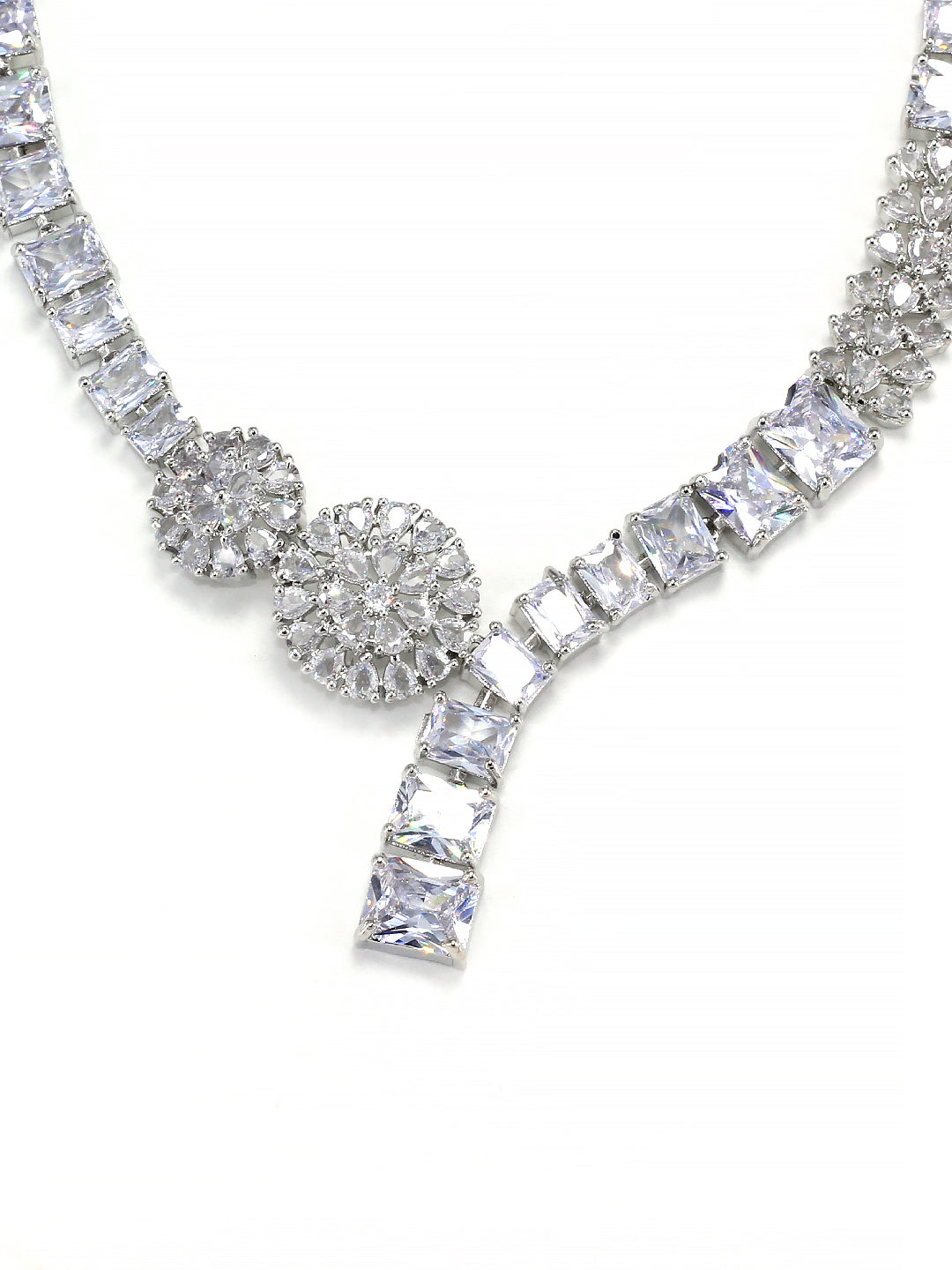 American Diamond Designer Premium Party Jewellery Set