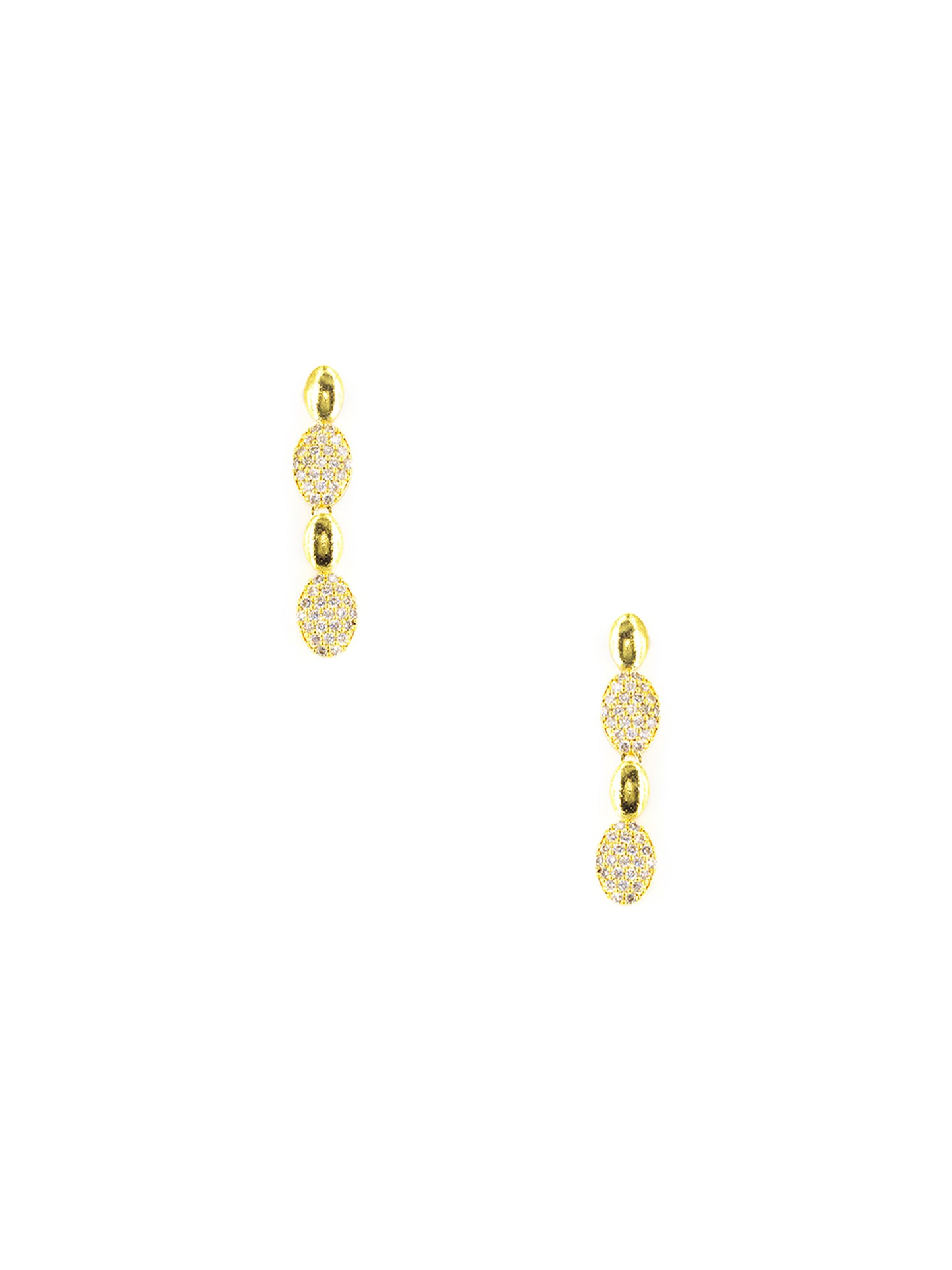 Gold Plated White American Diamond Designer Choker Set for Women