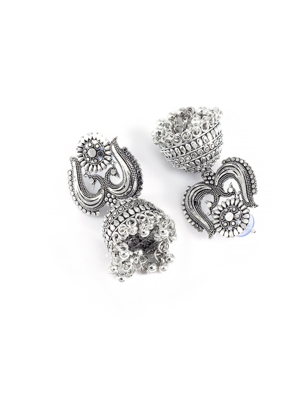 Peacock Design Jhumka Earrings