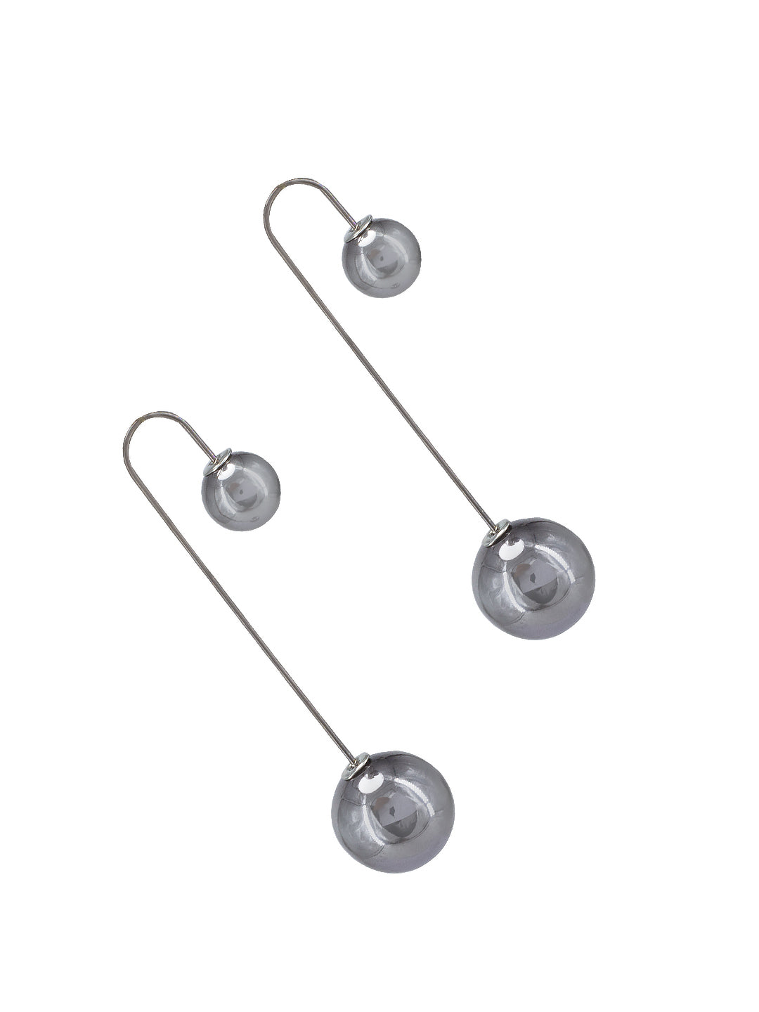 Pack of 3 Gun Metal Plated Studs & Drop Earrings