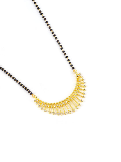 Gold Plated AD Studded Mangalsutra for Women