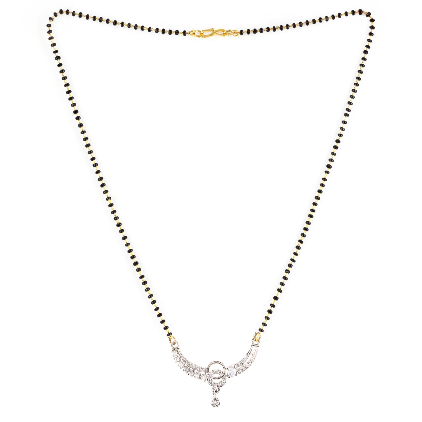 Silver Plated AD Mangalsutra for Women