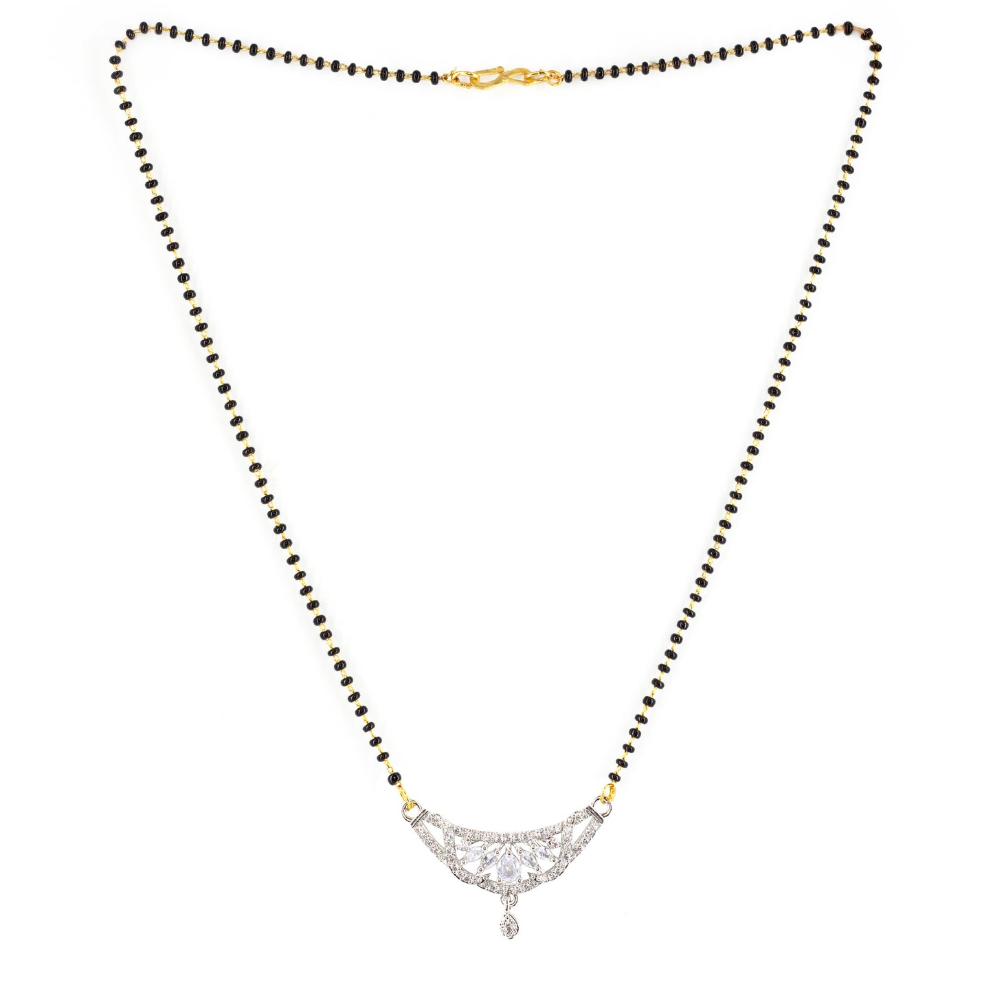 Silver Plated AD Mangalsutra for Women
