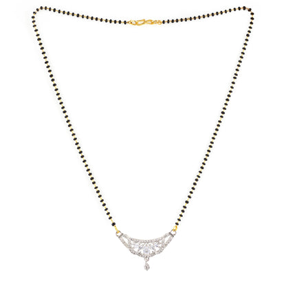 Silver Plated AD Mangalsutra for Women