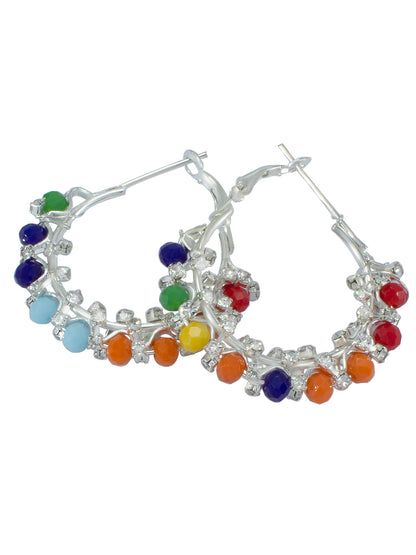 Pack of 6 Multicolor Oxidized Earrings