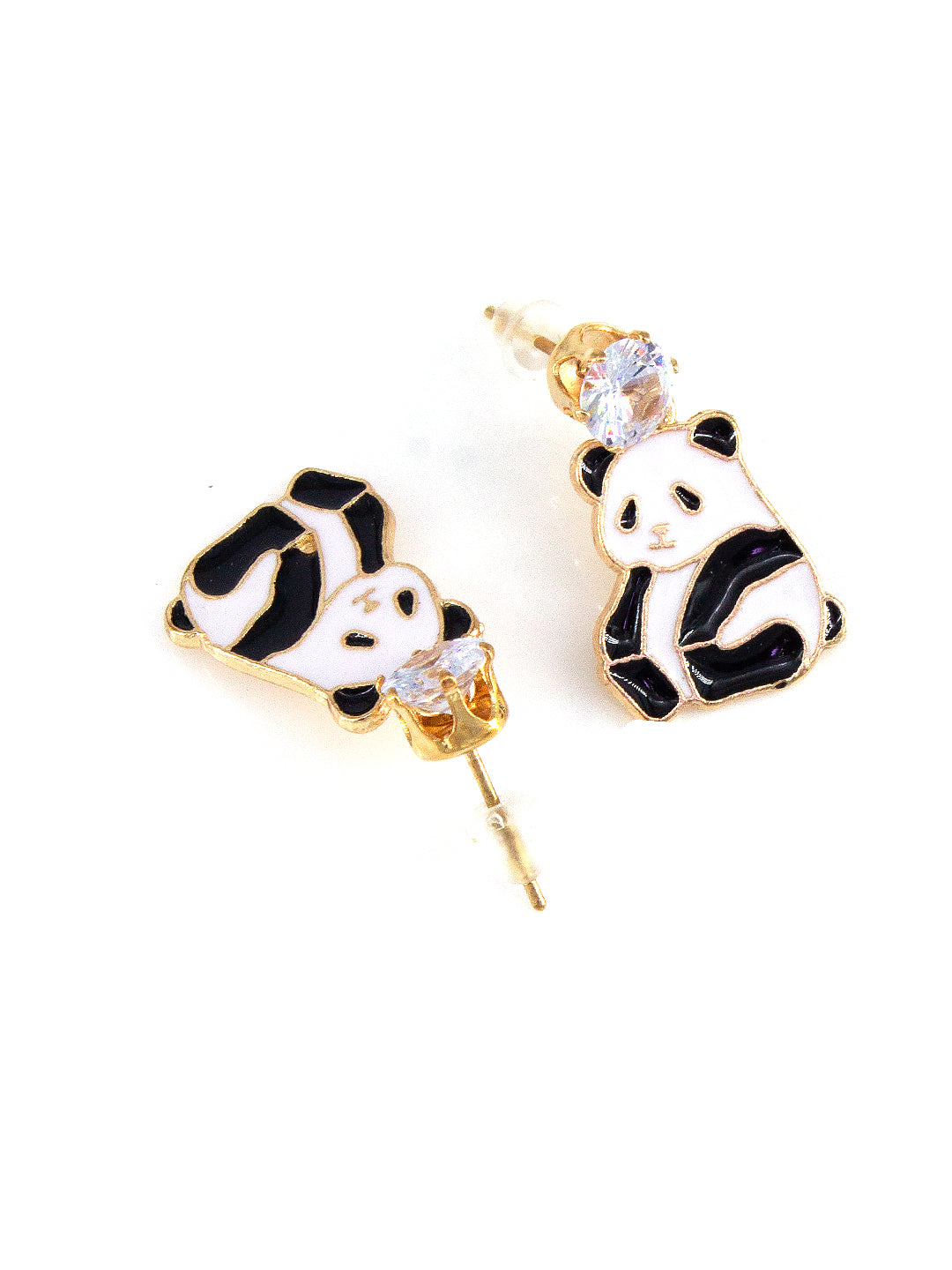 Cute Sitting Panda Earrings For Women and Girls