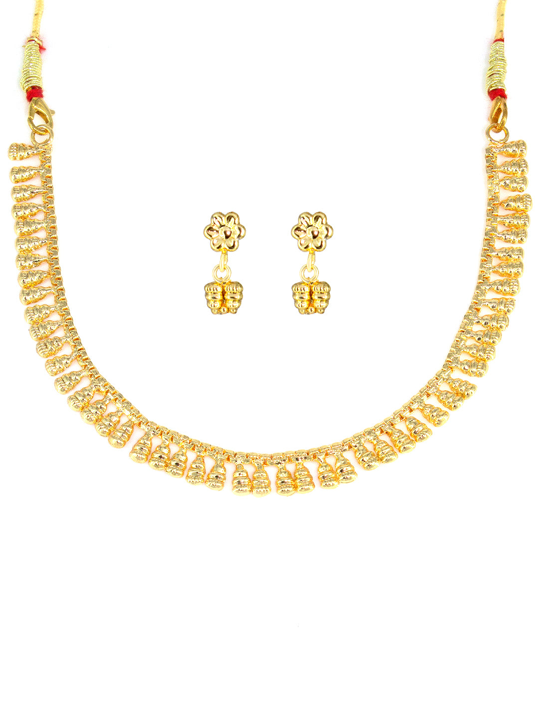 Minimal Gold-Plated Jewellery Set For Women And Girls
