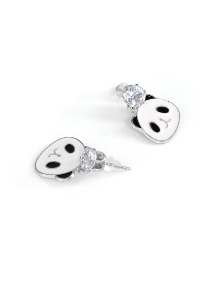 Cute Panda Face Drop Earrings for Women and Girls