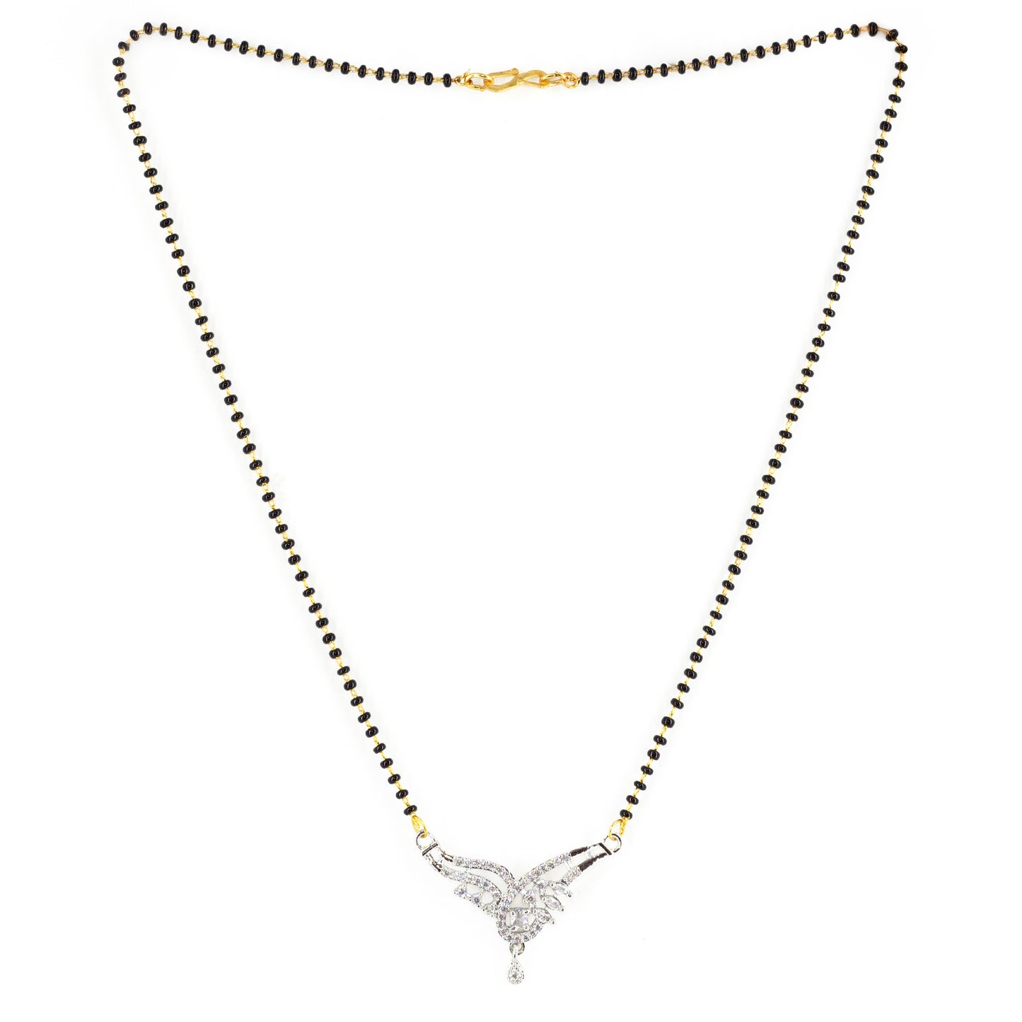 Silver Plated AD Mangalsutra for Women