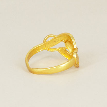 Gold Plated Anti Tarnish Finger Ring for Women