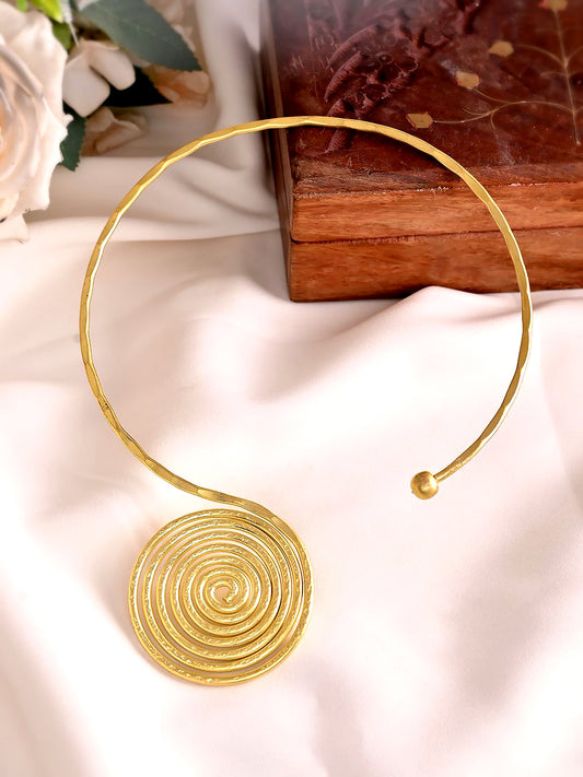 Spiral Hasli Necklace