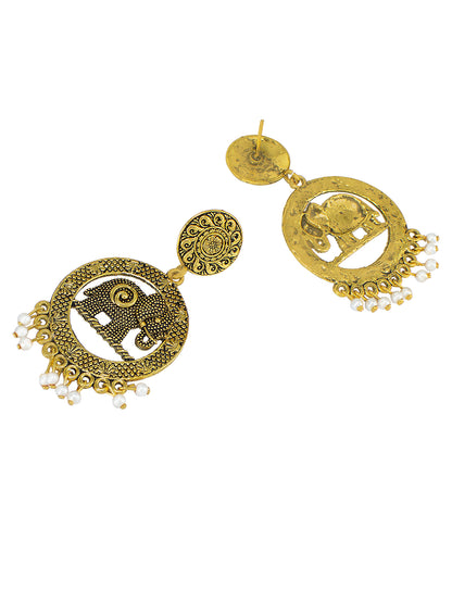 Elephant Beads Drop Earrings
