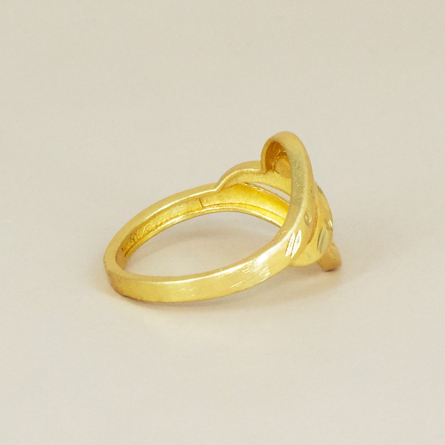 Gold Plated Anti Tarnish Finger Ring for Women