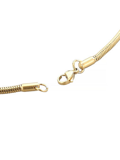 Minimal Stainless Steel Snake Chain Necklace