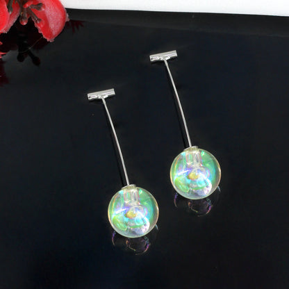 Bubble Cherry Drop Earrings