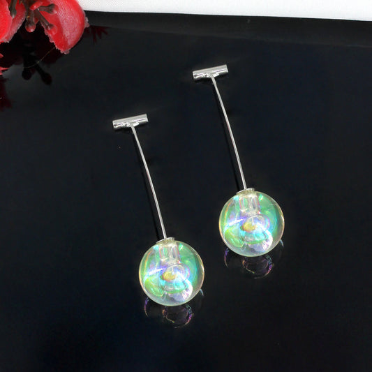 Bubble Cherry Drop Earrings