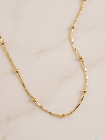 Gold Plated Minimal Chain Necklace for women