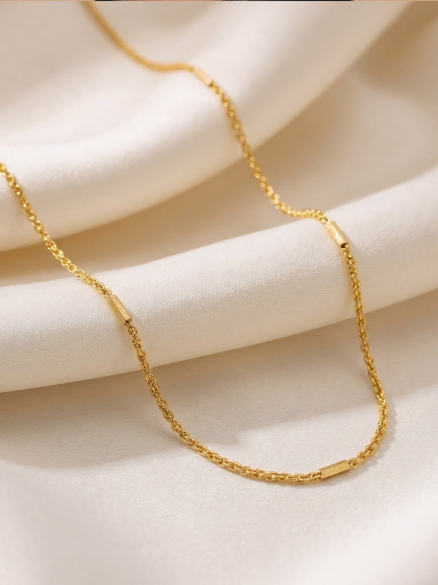 Gold Plated Minimal Chain Necklace for women