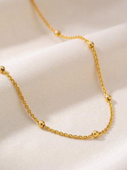 Gold Plated Minimal Chain for women