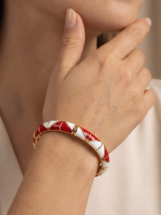 Gold Plated Bangle Bracelet for Women