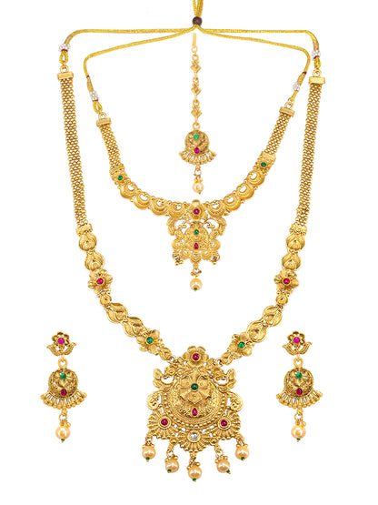 Kundan Temple Bridal Jewellery Set