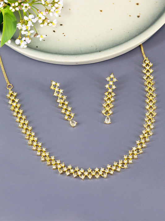 Gold Plated Minimal Jewellery Set for Women