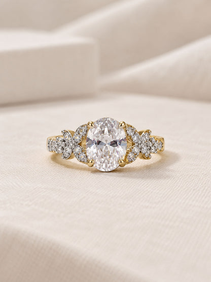 Gold Plated AD Finger Ring for Women