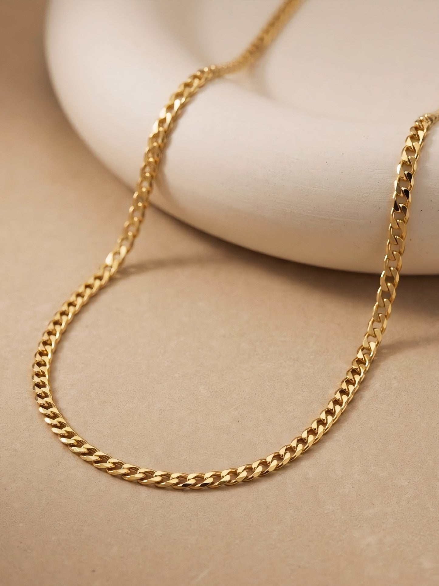 Gold Plated Minimal Chain for Men