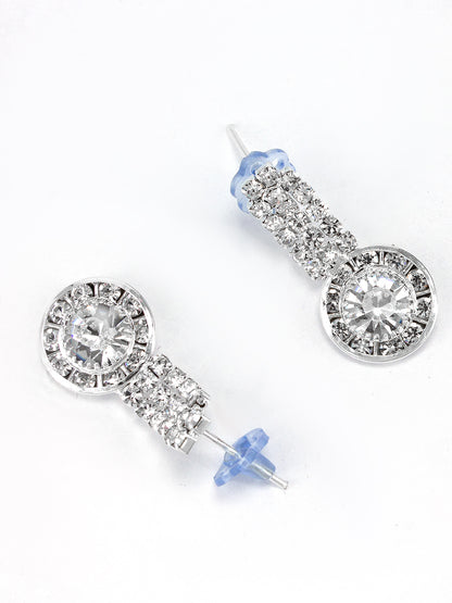 Floral CZ Jewellery Set