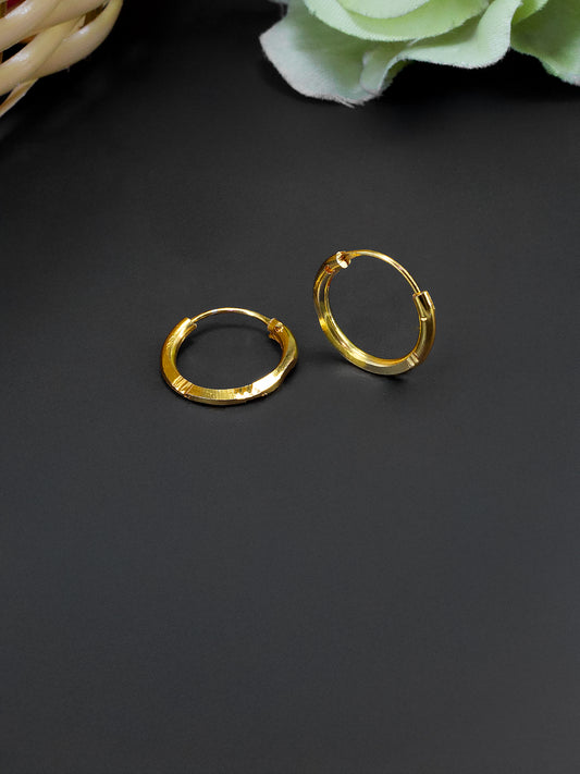 Gold Plated Hoop Earrings