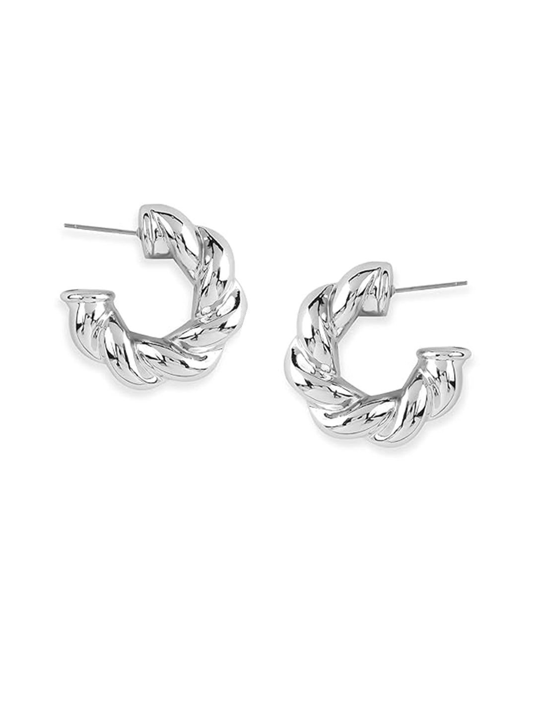 Chunky Half Hoop Earrings