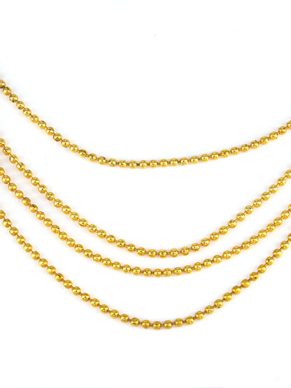 Minimal Gold-Plated Layered String Jewellery Set