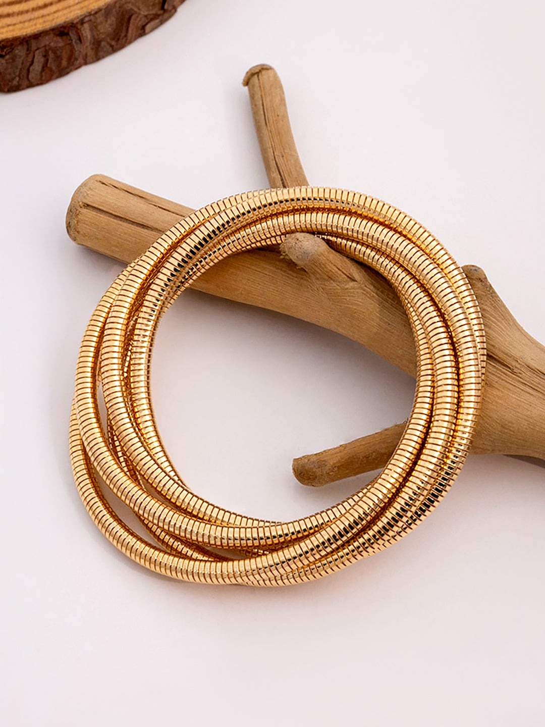 5 Layered Spiral Bracelet