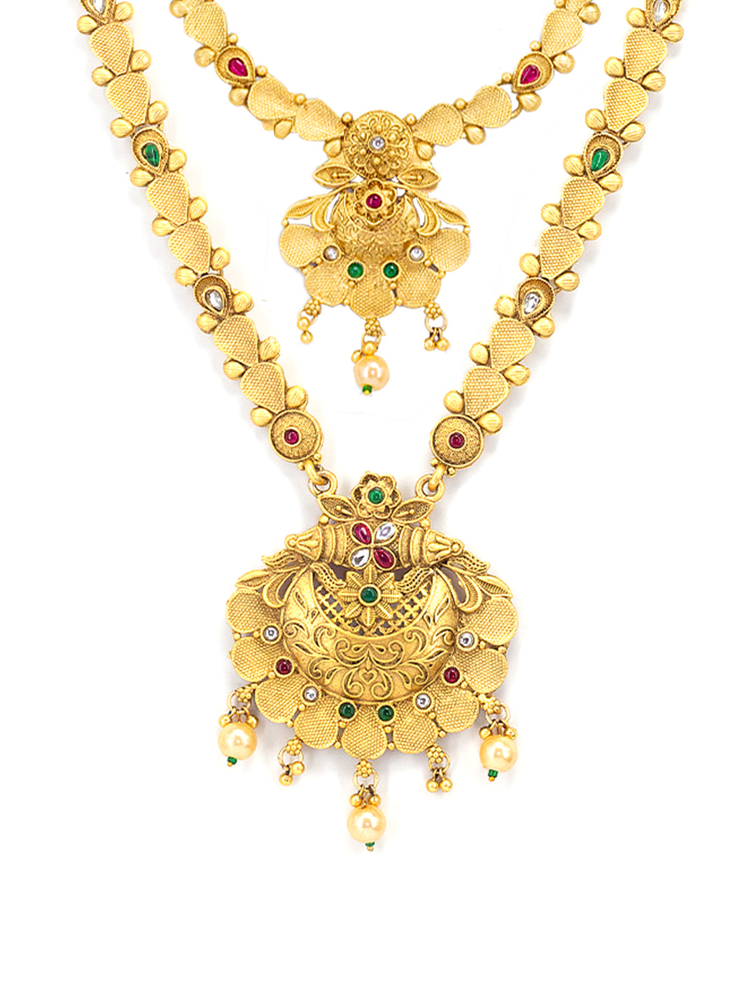 Kundan Temple Bridal Jewellery Set