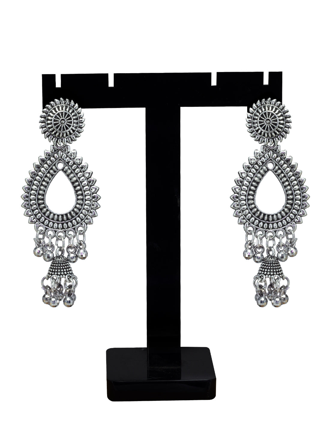 Set of 4 Flora & Butterfly Chandbali & Jhumki Earrings
