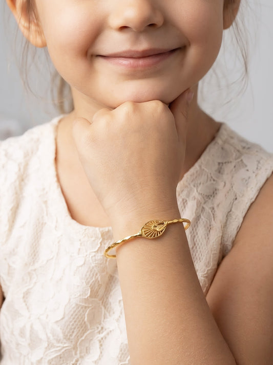 Gold Plated Adjustable Bracelet for Kids